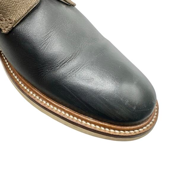 Lacoste | Men | Sherbrooke Leather Canvas Mixed Media Dress Oxford Shoes | Sz 8 - Picture 12 of 13